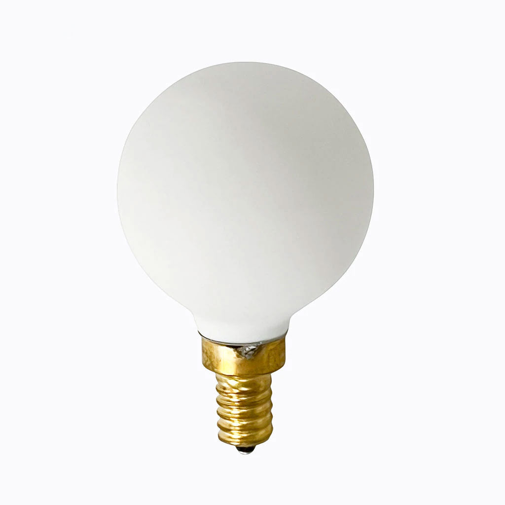 Large White Round LED Replacement Bulb | Studio Townsend