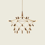 Patrick Townsend Design Orbit35 Shorty Bronze Chandelier