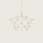 Patrick Townsend Design Orbit35 Shorty White Chandelier