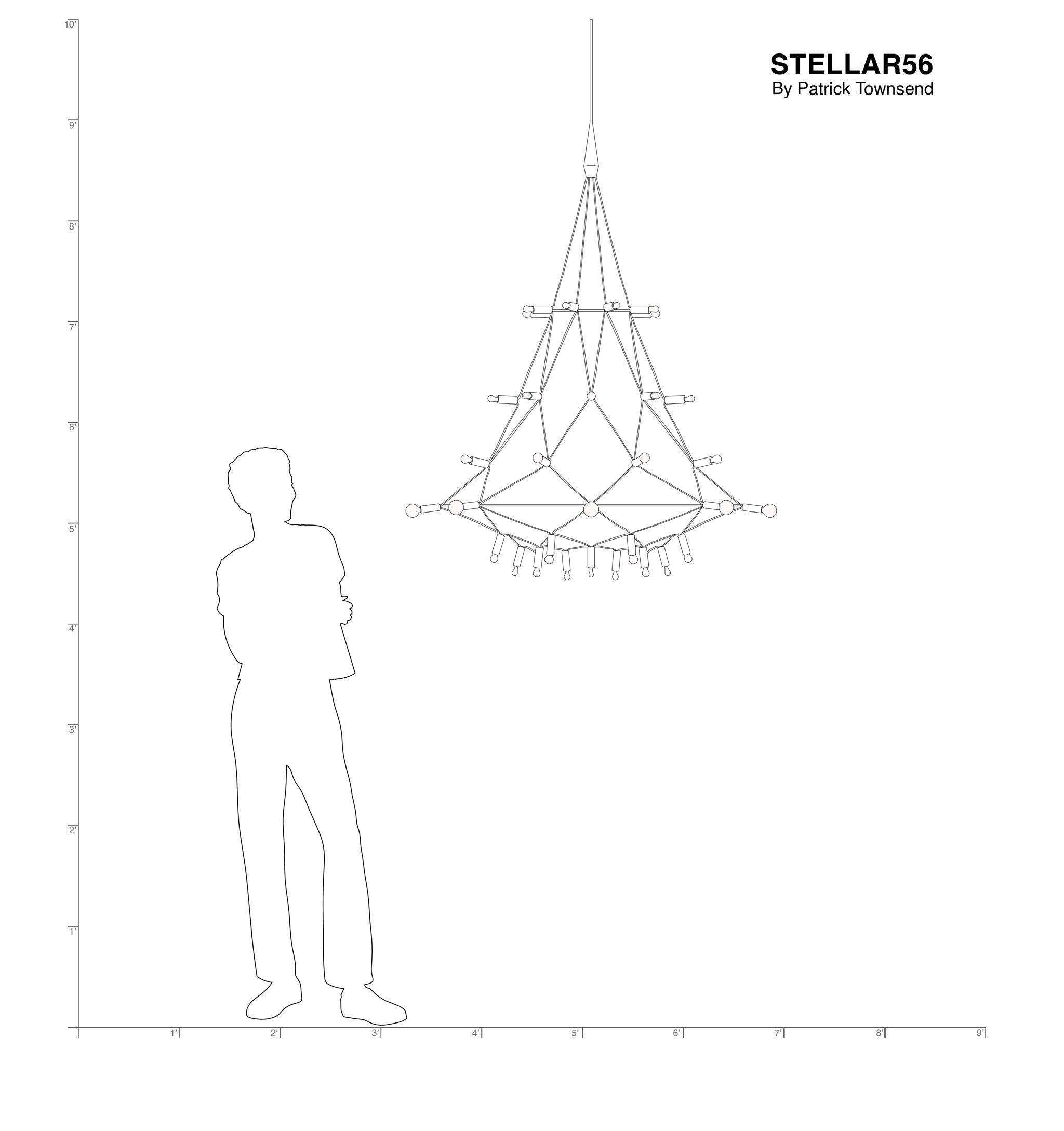 Spec Sheet for STELLAR56 Chandelier Patrick Townsend