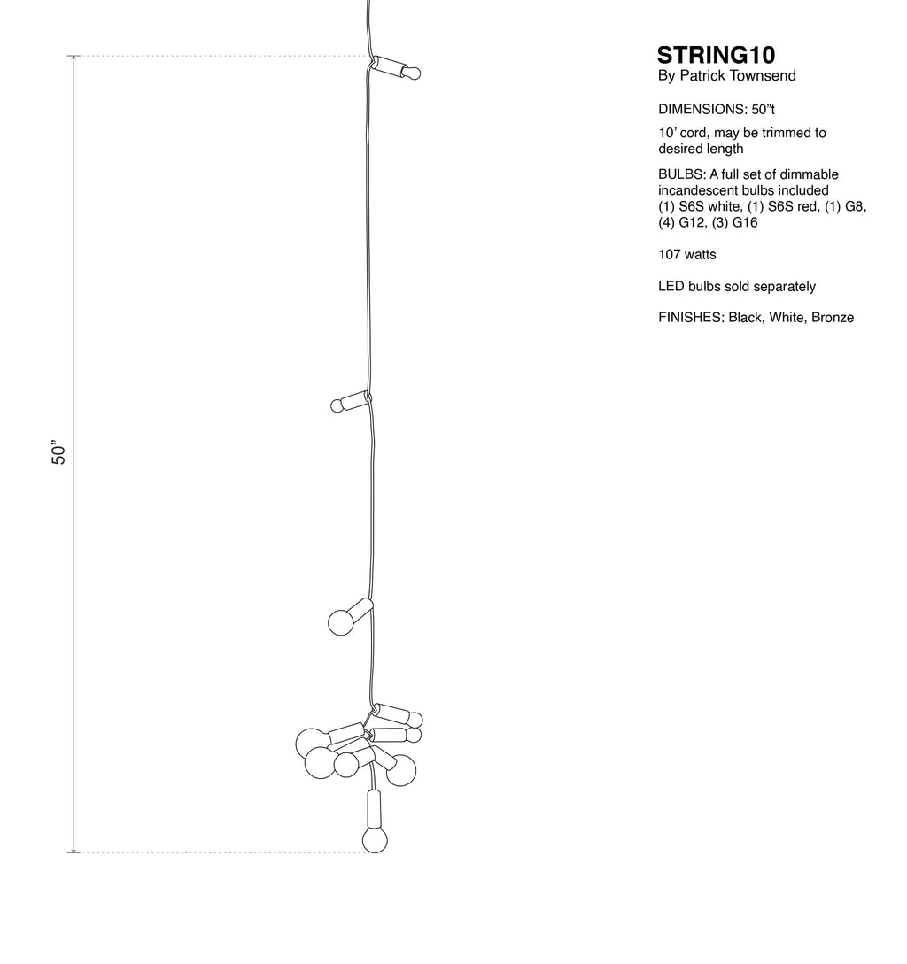 Spec Sheet for STRING10 Pendant Patrick Townsend