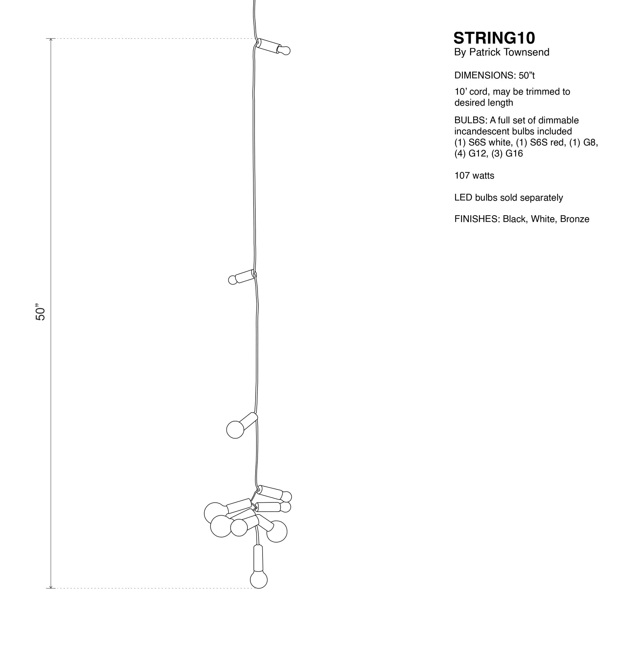 Spec Sheet for STRING10 Pendant Patrick Townsend
